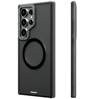 Youngkit Skin Feel MagSafe Samsung Galaxy S24 Ultra Case - Black