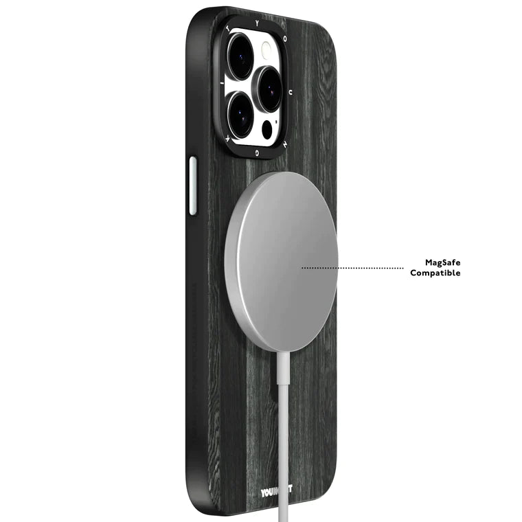 Youngkit Black woodland Magsafe case for iPhone 14 Promax