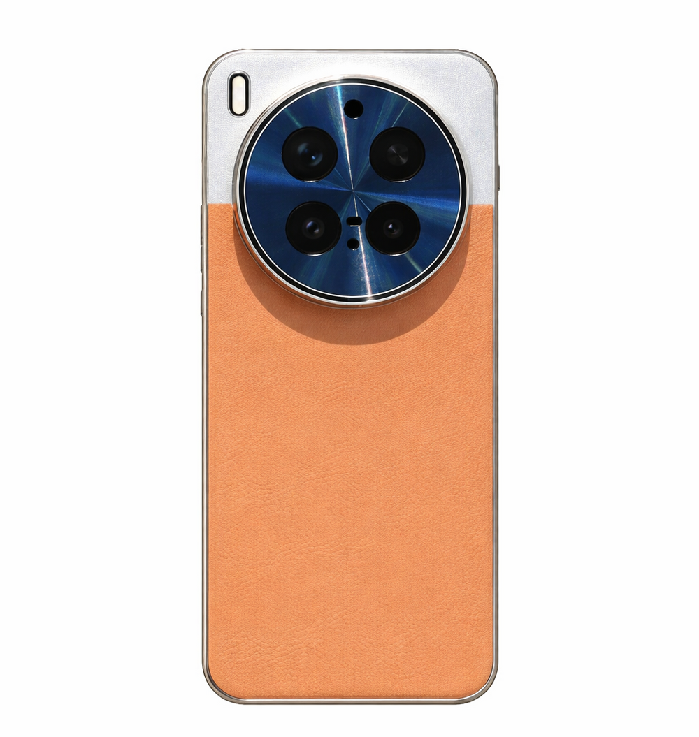 Brown Ultra Case Fashion Hard PC+PU Camera Protective Back Cover Case For vivo X300