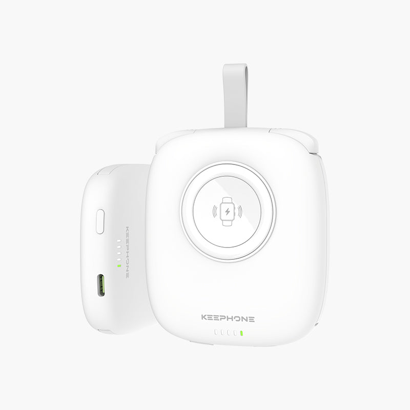 Keephone Pocket Bolt portable powerbanks for iwatches - White
