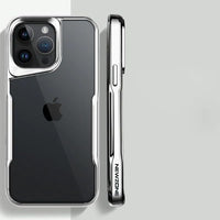 Silver Soft Flexible TPU Shockproof Protective Brilliance Acrylic Clarity Defender Case