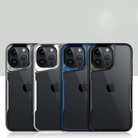 Black Soft Flexible TPU Shockproof Protective Brilliance Acrylic Clarity Defender Case