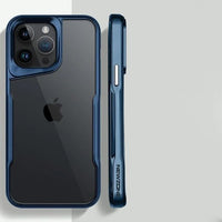 Blue Soft Flexible TPU Shockproof Protective Brilliance Acrylic Clarity Defender Case