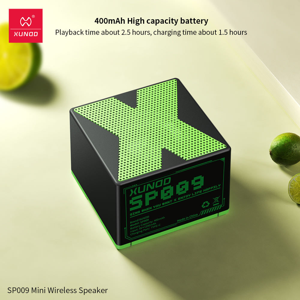 Xundd Outdoor Mini Bluetooth Speaker -Green