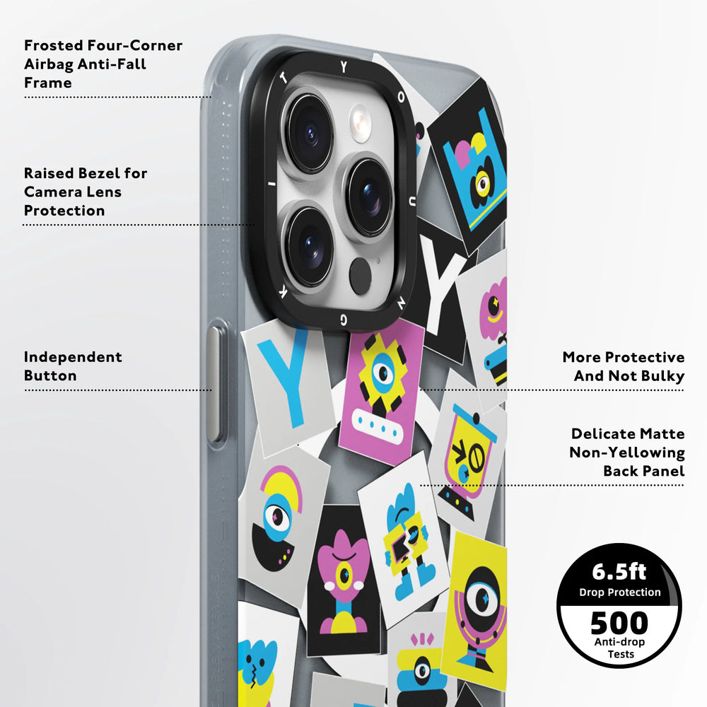 Youngkit colorful Eyes Magsafe case - iPhone 14 Pro