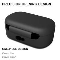 Black Silicone Case Cover Compatible with TOZO T10