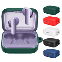 Black Protective Silicone Earbuds Case Cover for Realme Buds Air 7/ Air 7 Pro