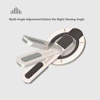 Pearl White - 360° Magnetic Rotating Phone Holder – Double-Sided Magnet