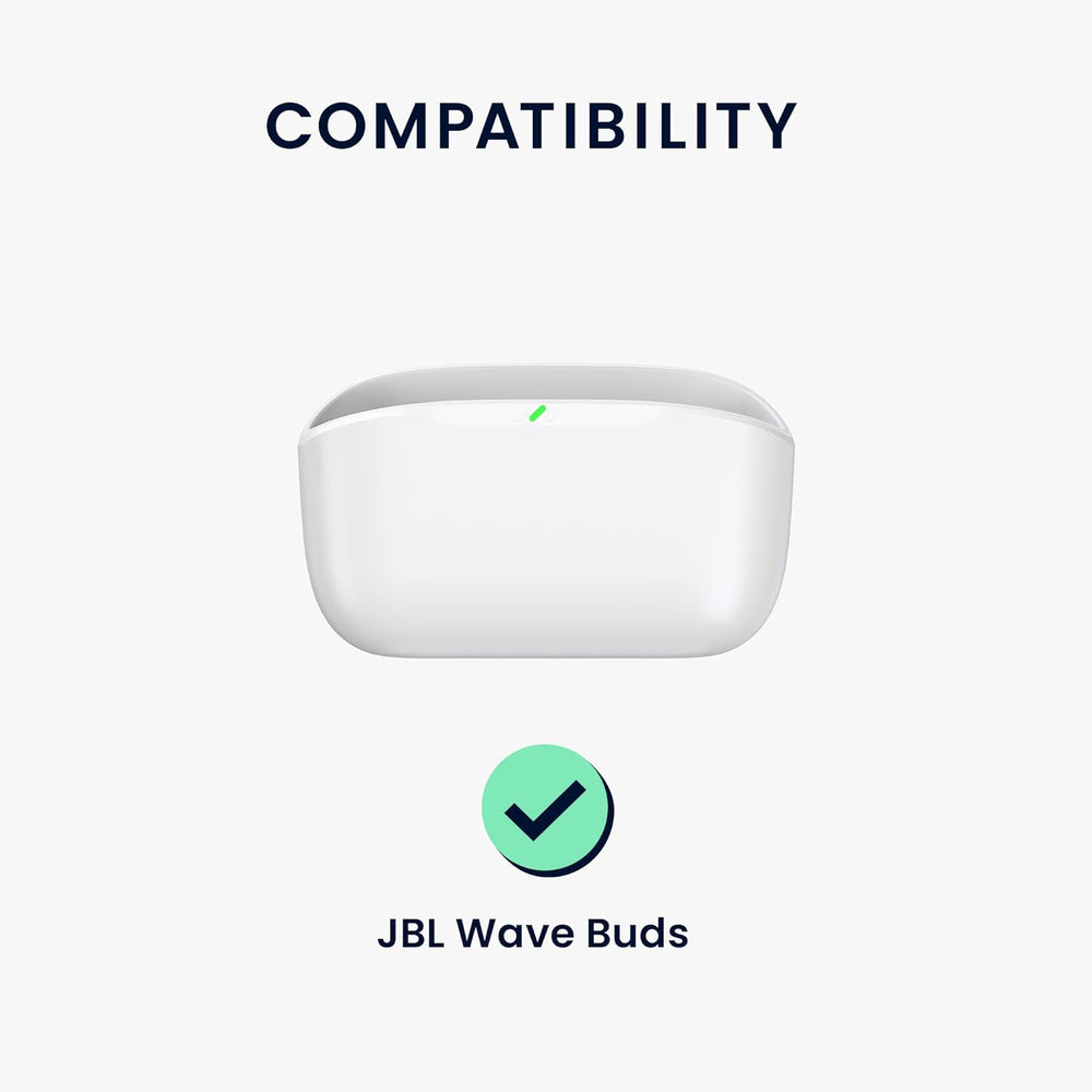 Black Silicone Cover Case Compatible with JBL Wave buds