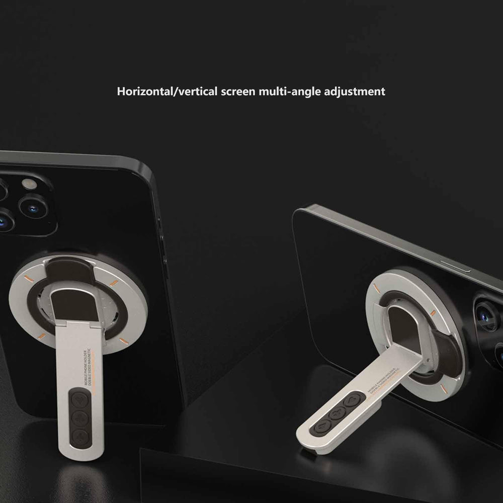 Pearl White - 360° Magnetic Rotating Phone Holder – Double-Sided Magnet