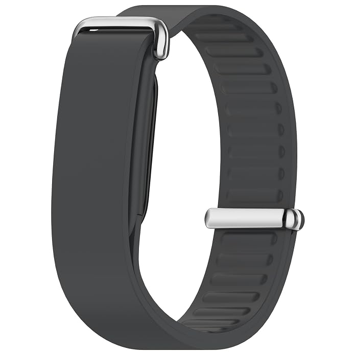 Grey Google Fitbit Air Silicone Watch Strap Quick Release Band