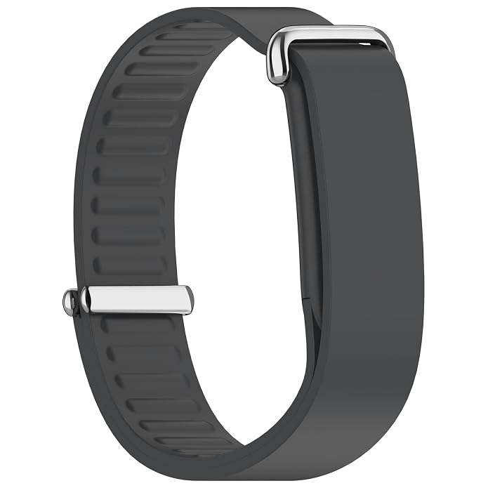 Grey Google Fitbit Air Silicone Watch Strap Quick Release Band