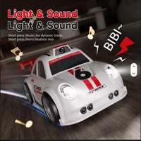 Black Mini Cartoon RC Car Electric Vehicle Toy with Camera / 2.4 Inch Screen Controller