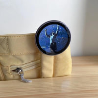 Smart Digital Badge Customizable Display with Photo/GIF/Video,Rechargeable Battery Easy Clip Design Redefine Dynamic Brooch Ultra-thin 10mm 1.85-inch HD Screen