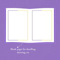 Friends Undated Planner | A5 size | 100 GSM Paper | 300+ Pages | Monthly & Yearly Trackers | Daily Schedules | Self-Discovery Activities | Budget Tracker - D2