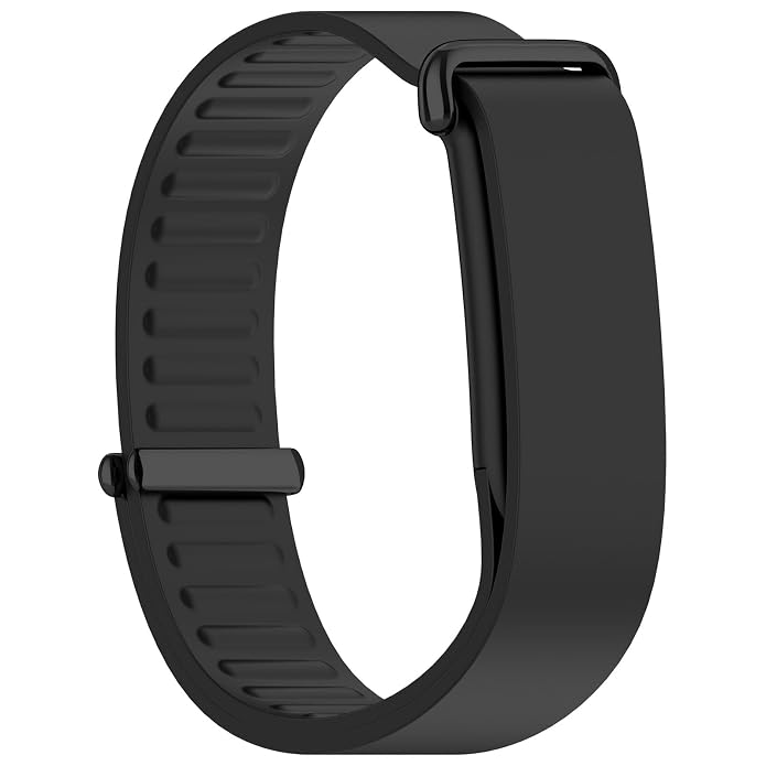 Black Google Fitbit Air Silicone Watch Strap Quick Release Band