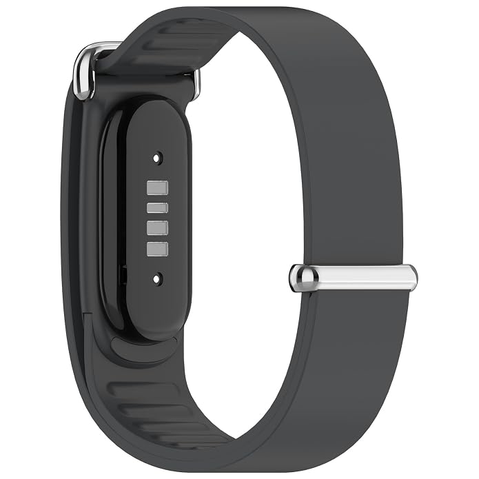 Grey Google Fitbit Air Silicone Watch Strap Quick Release Band