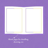 Friends Undated Planner | A5 size | 100 GSM Paper | 300+ Pages | Monthly & Yearly Trackers | Daily Schedules | Self-Discovery Activities | Budget Tracker - D1