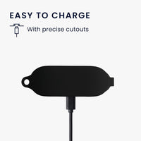 Black Silicone Cover Case Compatible with JBL Wave buds
