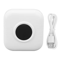 Inkless Mini Compact Thermal Printer(B/W) - Black Circle