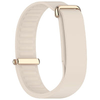 Creamy White Google Fitbit Air Silicone Watch Strap Quick Release Band