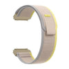 20 MM Beige with Yellow Trail loop Bands Compatible for Android Smartwatches