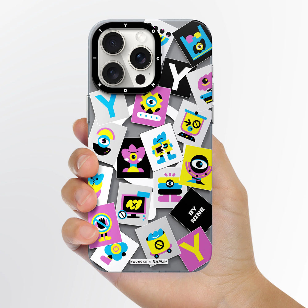 Youngkit colorful Eyes Magsafe case - iPhone 14 Pro