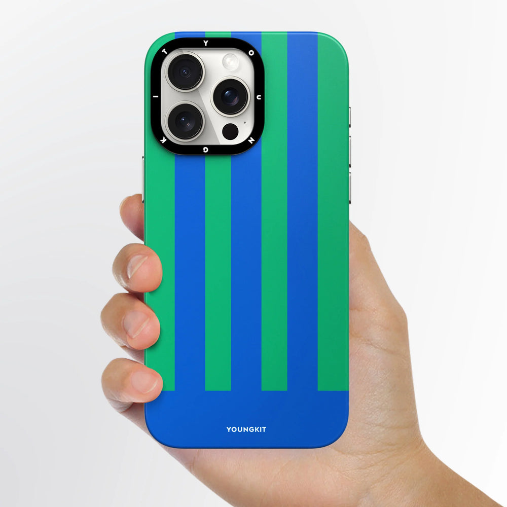 Youngkit Green Colorful Striped Piano Keys Magsafe case - iPhone 15 Pro