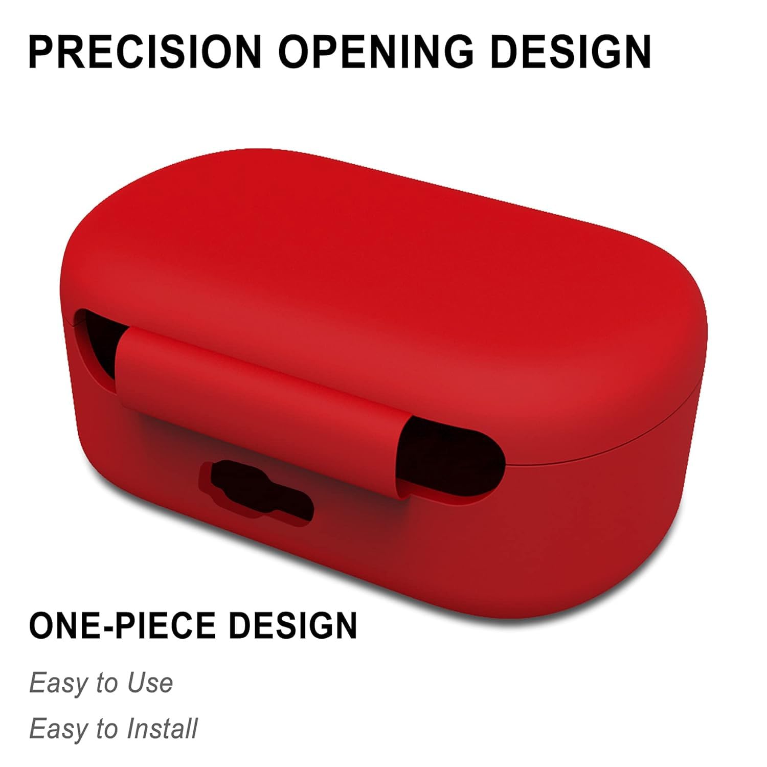 Red Silicone Case Cover Compatible with TOZO T10