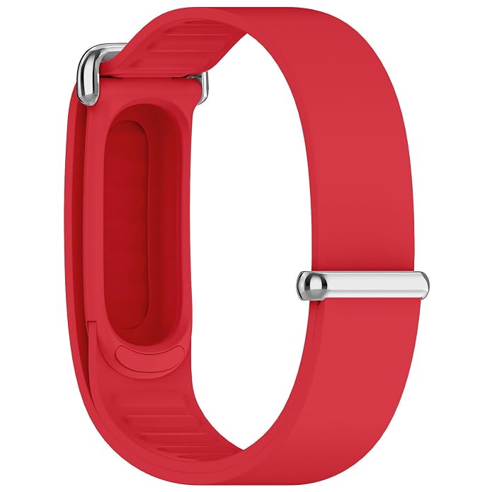 Red Google Fitbit Air Silicone Watch Strap Quick Release Band
