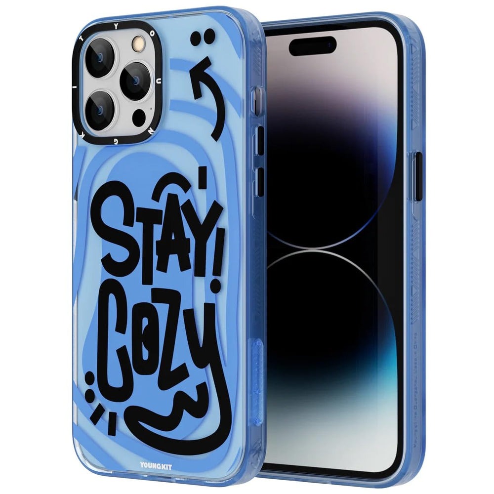 Youngkit Blue Happy Mood Magsafe case for iPhone 14 Pro