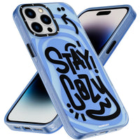 Youngkit Blue Happy Mood Magsafe case for iPhone 14 Pro