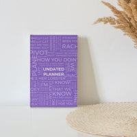 Friends Undated Planner | A5 size | 100 GSM Paper | 300+ Pages | Monthly & Yearly Trackers | Daily Schedules | Self-Discovery Activities | Budget Tracker - D1