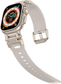 Titanium-Starlight Luxury Armor Style Sports Bands Compatible For iWatch 42/44/45/49MM