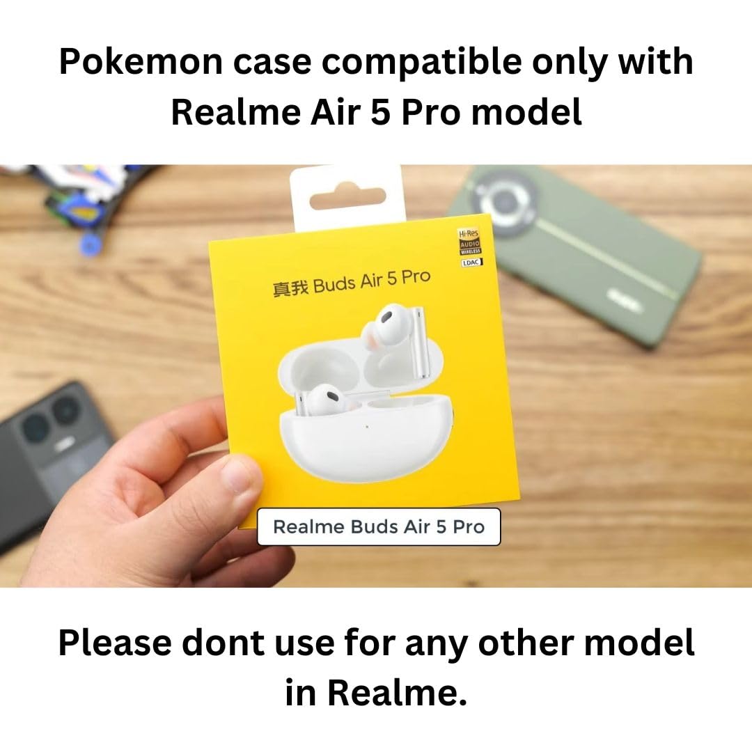 Pokemon case for Realme Buds Air 5 Pro