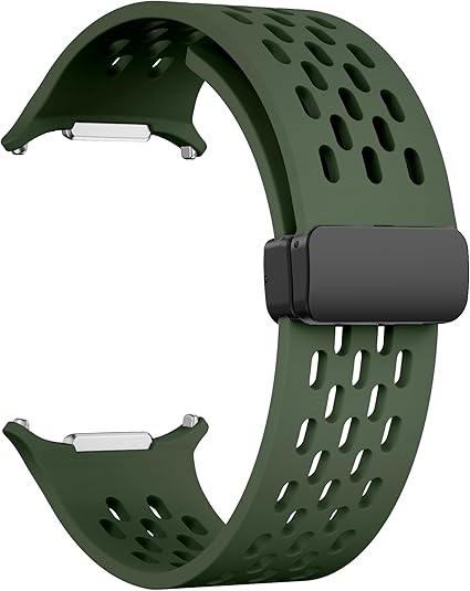 Green Silicone Sport Breathable Bands for Galaxy Watch Ultra