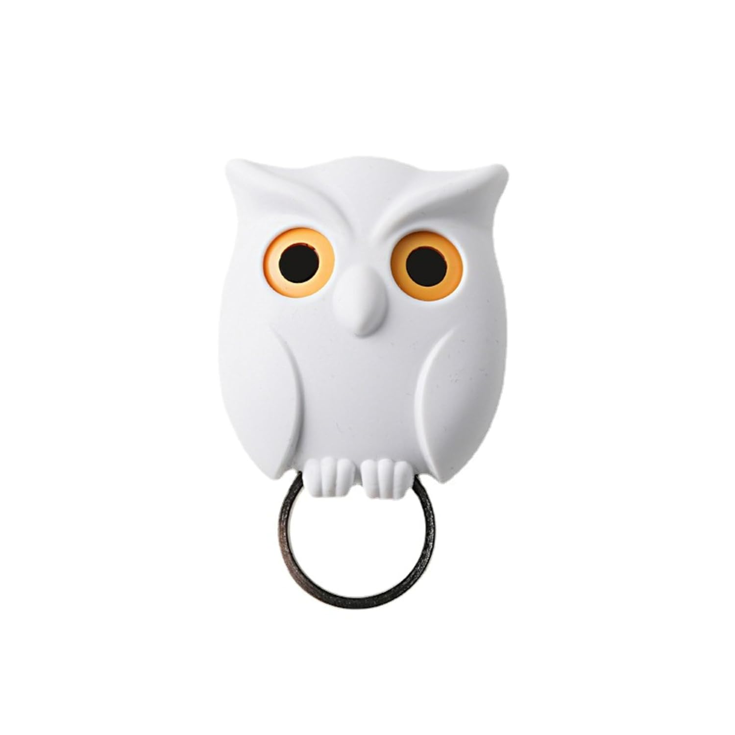 White Cute Magnetic Owl Key Holder