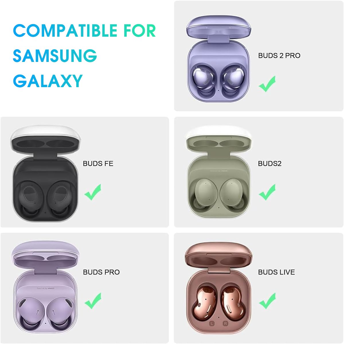 Jiggly puffs Design case for Samsung Galaxy Buds
