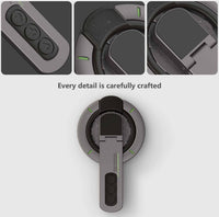 Black - 360° Magnetic Rotating Phone Holder – Double-Sided Magnetic Desktop Stand