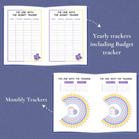 Friends Undated Planner | A5 size | 100 GSM Paper | 300+ Pages | Monthly & Yearly Trackers | Daily Schedules | Self-Discovery Activities | Budget Tracker - D3