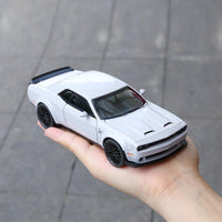 1:32 Scale Grey Alloy Metal Pull Back Die-cast Dodge Challenger car