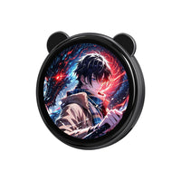 Grippie Electronic Badge 1.85 Inch HD Display Custom Wallpaper Bluetooth-compatible Camera Selfie Preview - Magsafe - Black
