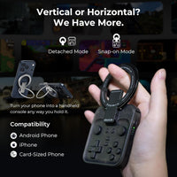 Black M4 Snap-On Mobile Gaming Controller for Android & iPhone