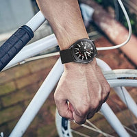 20MM Black Adjustable Nylon Braided straps for Android smartwatches