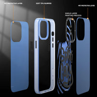 Youngkit Blue Happy Mood Magsafe case for iPhone 14 Pro