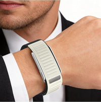 White Navigator Band One, Peak and Life/MG, Outdoor Performance Accessory Weather Resistant with Velcro Replacement Straps for Whoop Bands 5.0