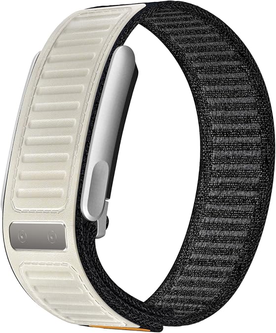 White Navigator Band One, Peak and Life/MG, Outdoor Performance Accessory Weather Resistant with Velcro Replacement Straps for Whoop Bands 5.0