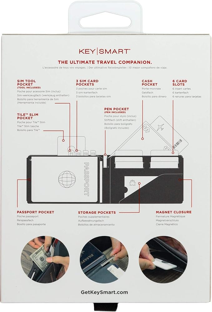 KeySmart Urban Union Passport Wallet