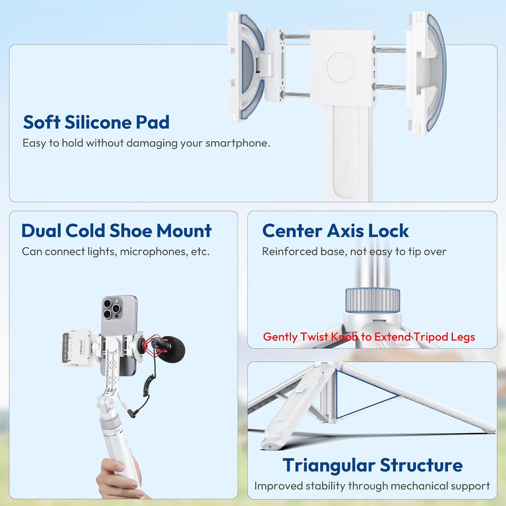 ULANZI TT88 Magnetic Tripod / Mounts-Lightweight Phone Tripod Stand
