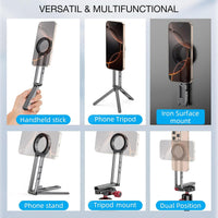 Carabiner-Mounted MagSafe Mobile Phone Tripod